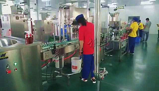 番茄醬灌裝機-全自動番茄醬灌裝生產線-北京客戶案例